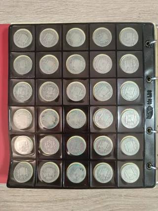 Lote de 80 Monedas de 1 y 2 Pesetas