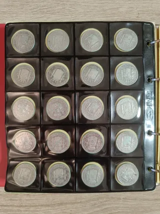 Lote de 80 Monedas de 1 y 2 Pesetas