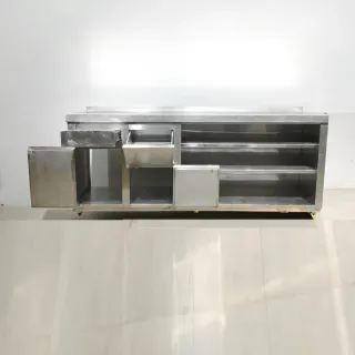 Mueble Cafetera Acero Inoxidable 242cm