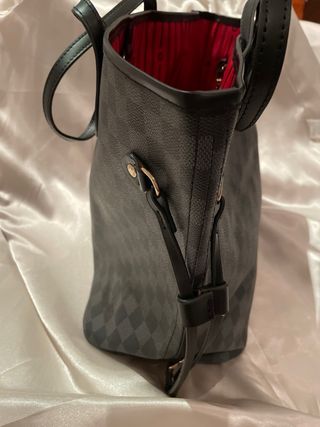 Bolso tipo Louis Vuitton Negro/gris