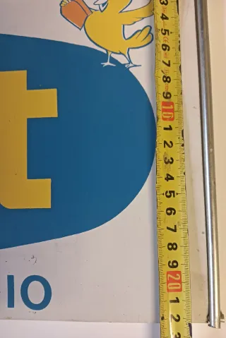 Cartel antiguo TOAST Productos Calidad y Prestigio