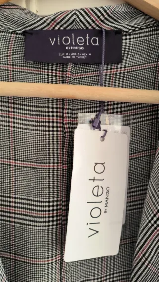 Vestido cruzado Violeta by Mango cuadros