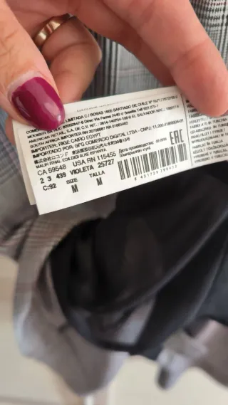 Vestido cruzado Violeta by Mango cuadros