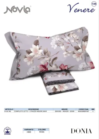 Completo letto fantasia floreale