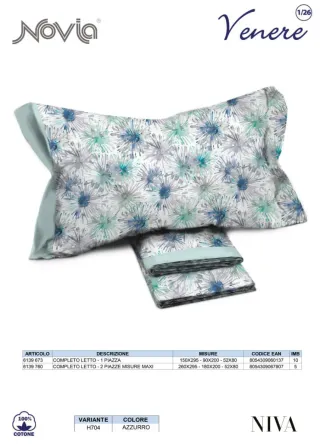 Completo letto fantasia floreale