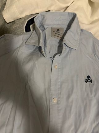 Camisa Scalpers niño celeste