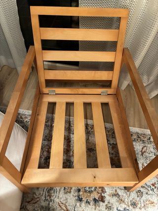 Poltrona singola reclinabile e dondolo