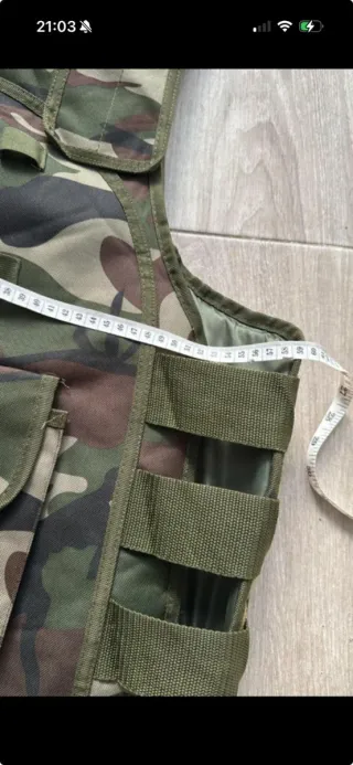 Chaleco de caza con cananas ajustable