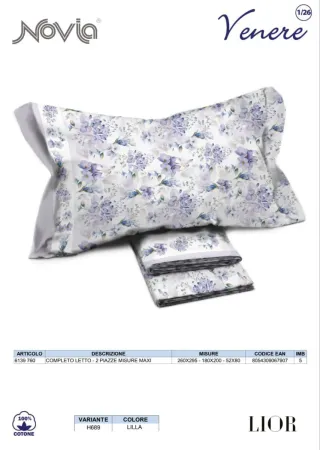 Completo letto Novia Venere cotone