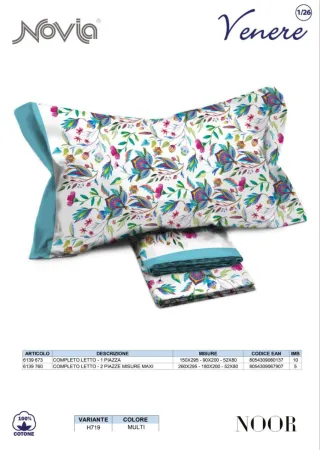 Completo letto Novia Venere cotone