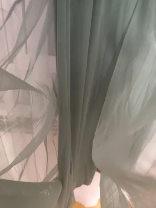 Vestido de fiesta lentejuelas verde