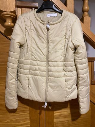 Patrizia Pepe gabardina doble beige T M