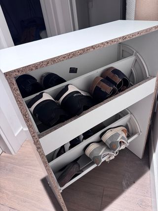 Zapatero Leroy Merlin Gris/Blanco