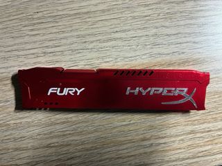 Disipador RAM HyperX Fury Rojo (4 Uds)