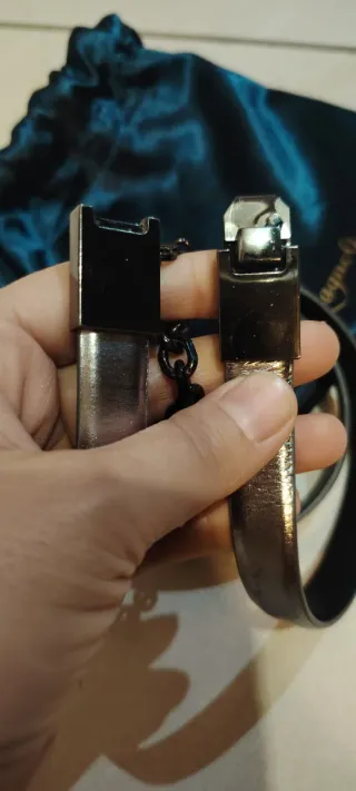 Cintura Luisa Spagnoli vera pelle argento