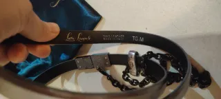 Cintura Luisa Spagnoli vera pelle argento