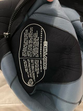 Neopreno Billabong Surf Talla XS