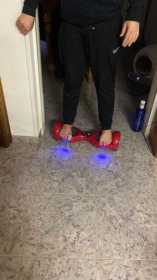 Hoverboard Rojo con Luces LED