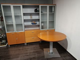 Armarios de oficina madera y cristal