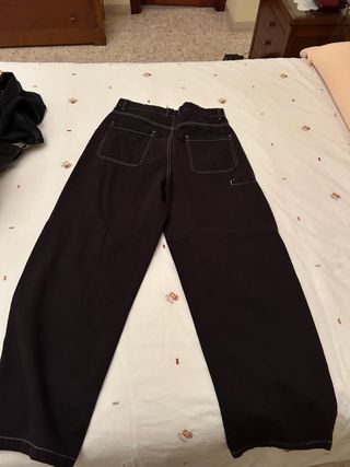 Pantalones Baggy Marrones Bershka