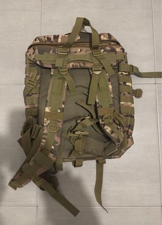 Mochila militar verde para crossfit o gimnasio