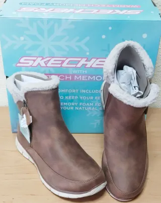 Talla 39.Botines impermeables y forrados.