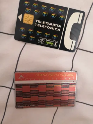 Lote 4 Tarjetas Cabinas Telefónicas