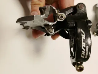 Lote 3 Desviadores Shimano: Altus, Alivio, Deore X