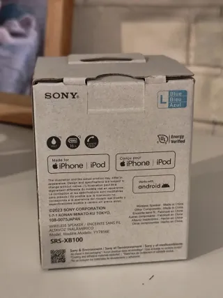 Altavoz Bluetooth (NUEVO) - Sony XB100 AZUL