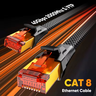 Cable Ethernet Cat 8 40Gbps 2000Mhz S/FTP