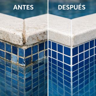 Rejuntado (BORADA) para piscinas gresite