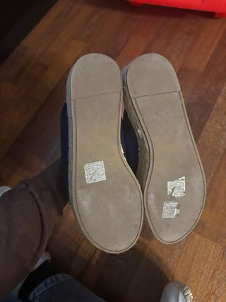 Sandalias Azul tipo ante