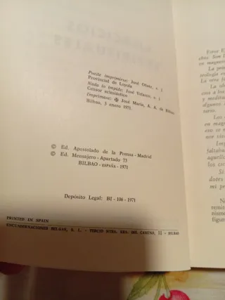 Ejercicios espirituales. Ruiz Ayucar