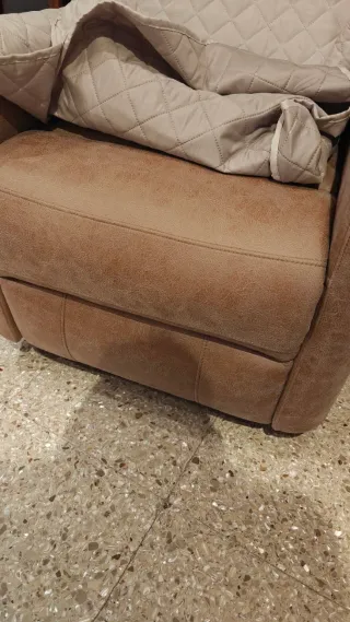 Sillón Beige y Marrón