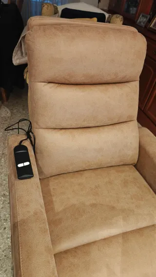 Sillón Beige y Marrón