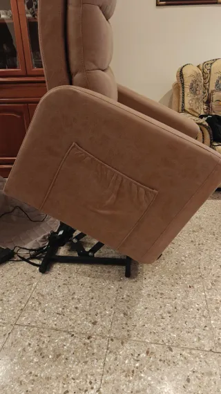 Sillón Beige y Marrón