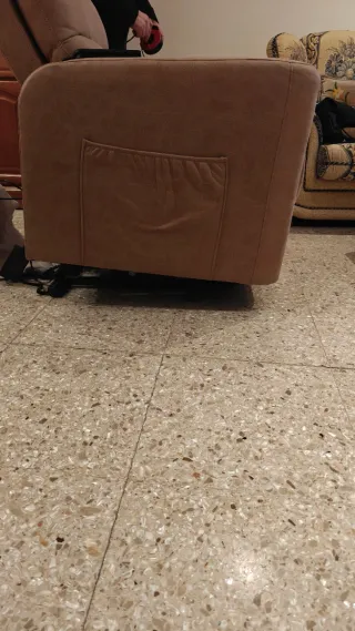 Sillón Beige y Marrón