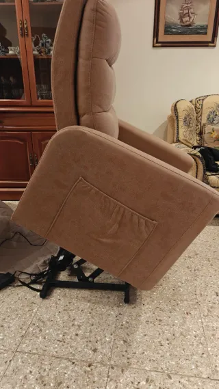 Sillón Beige y Marrón