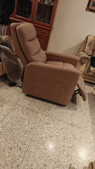 Sillón Beige y Marrón