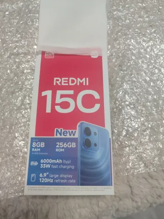 Xiaomi Redmi 15C. 5G 256GB nero