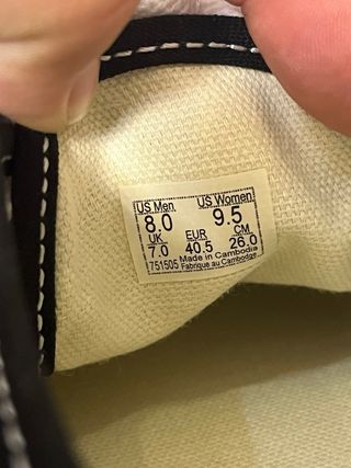 Scarpe Vans nere tg 40.5