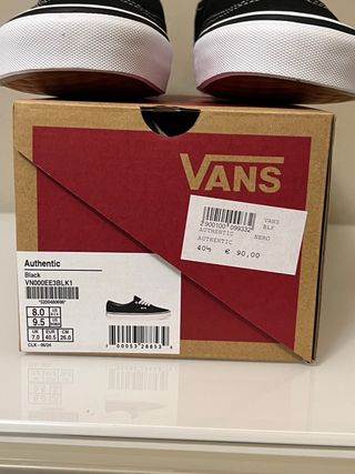 Scarpe Vans nere tg 40.5