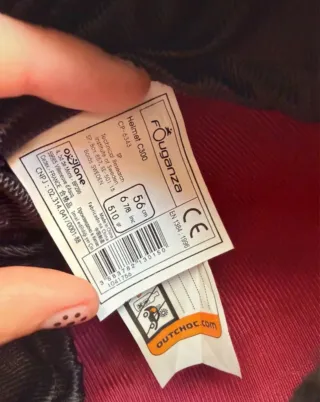 Casco de montar a caballo negro