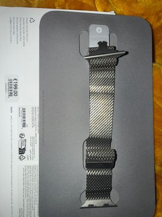 Pulsera Apple Watch Titanio Milanese Loop Gris