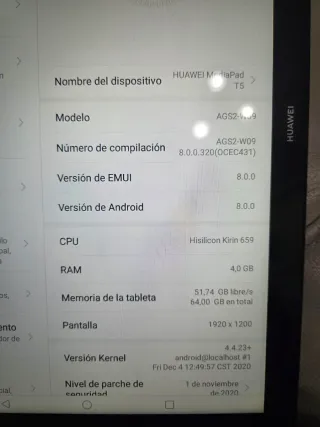 2 Tablet Huawei Negra