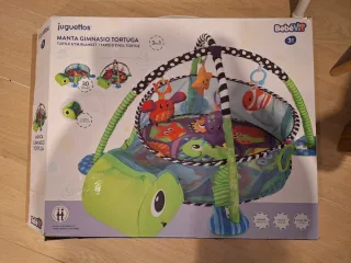 Manta Gimnasio Tortuga Juguettos Bebé 3 en 1