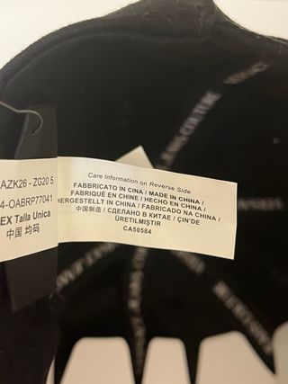 Cappello Versace Jeans Couture regolabile nero