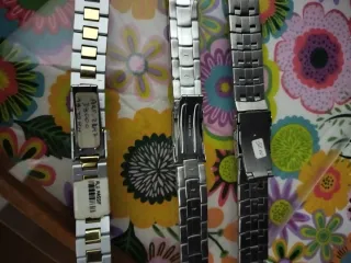 Cinturini orologi oro e argento