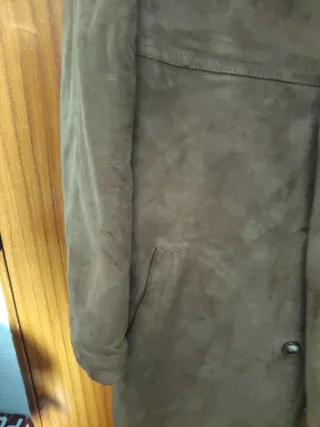 Parka vintage de piel borrego y lana