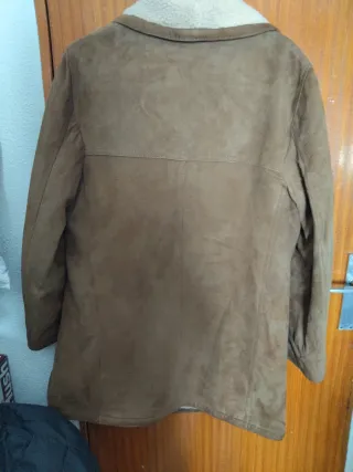 Parka vintage de piel borrego y lana